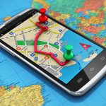 GPS navigation, travel and tourism concept